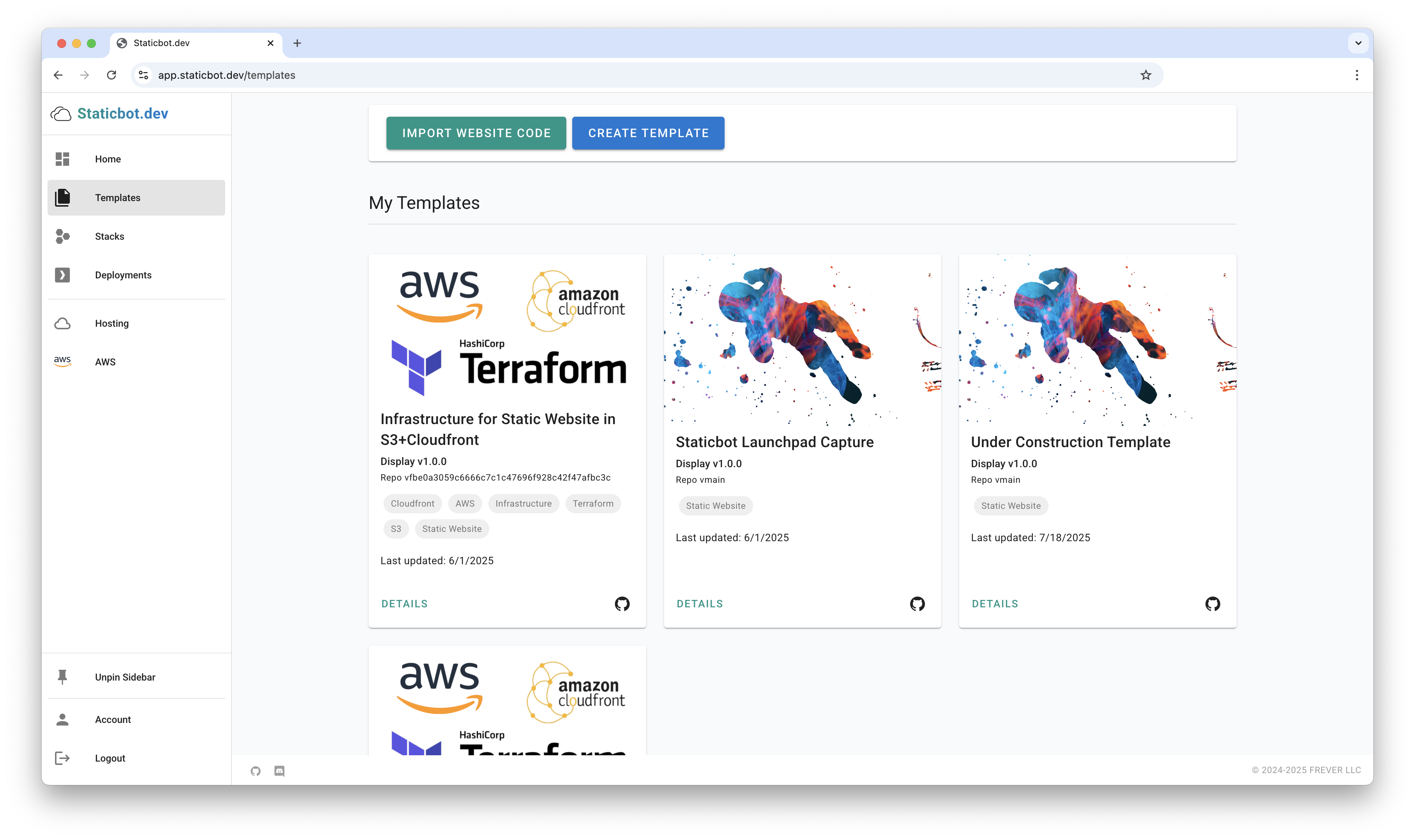Staticbot — Build with Lovable, Bolt, Base44. Own your Cloudflare, AWS ...